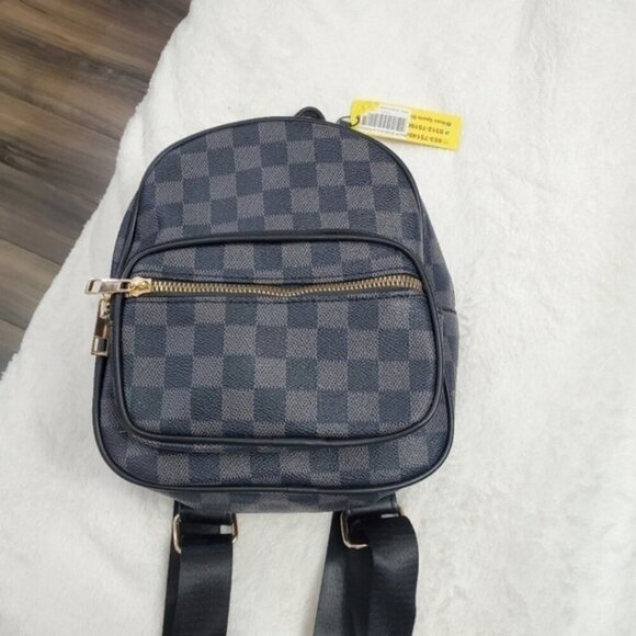 Graphite black and gray mini backpack - Picture 2 of 8